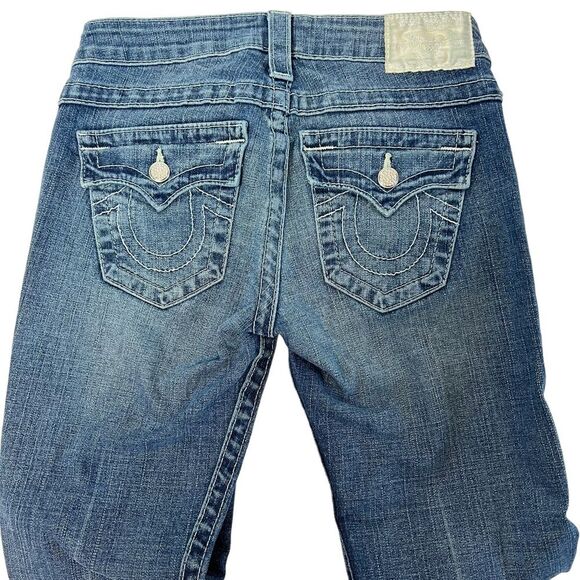 True Religion Jeans Swarovski Crystal World Tour Patch Size 26 - Picture 11 of 16